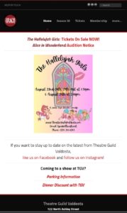 Hallelujah Girls flyer